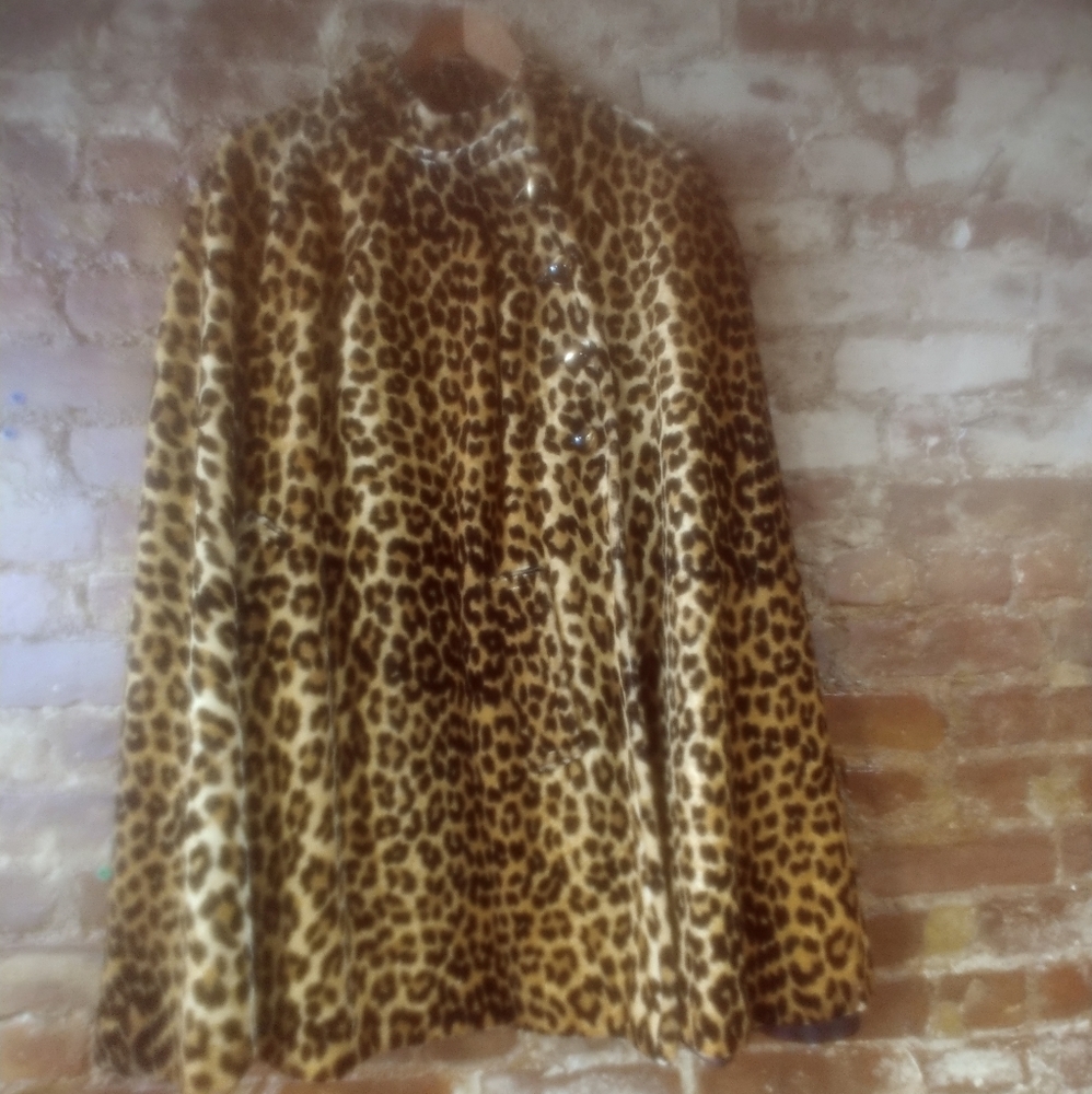 Faux fur cape